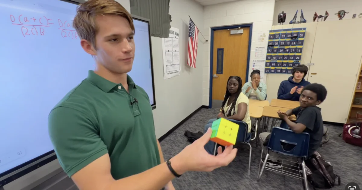 Eaglecrest High School senior uses Rubik's cube skills...