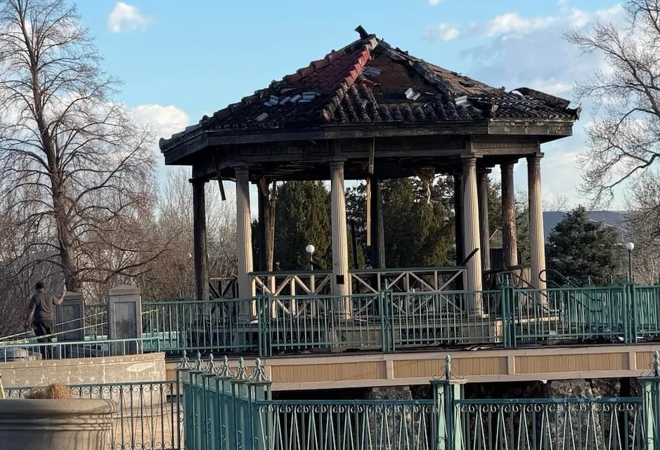 City Park bandstand set for rebuild after fire in March