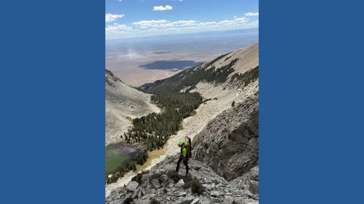 Hiker falls 'great distance' when large rock fell from...