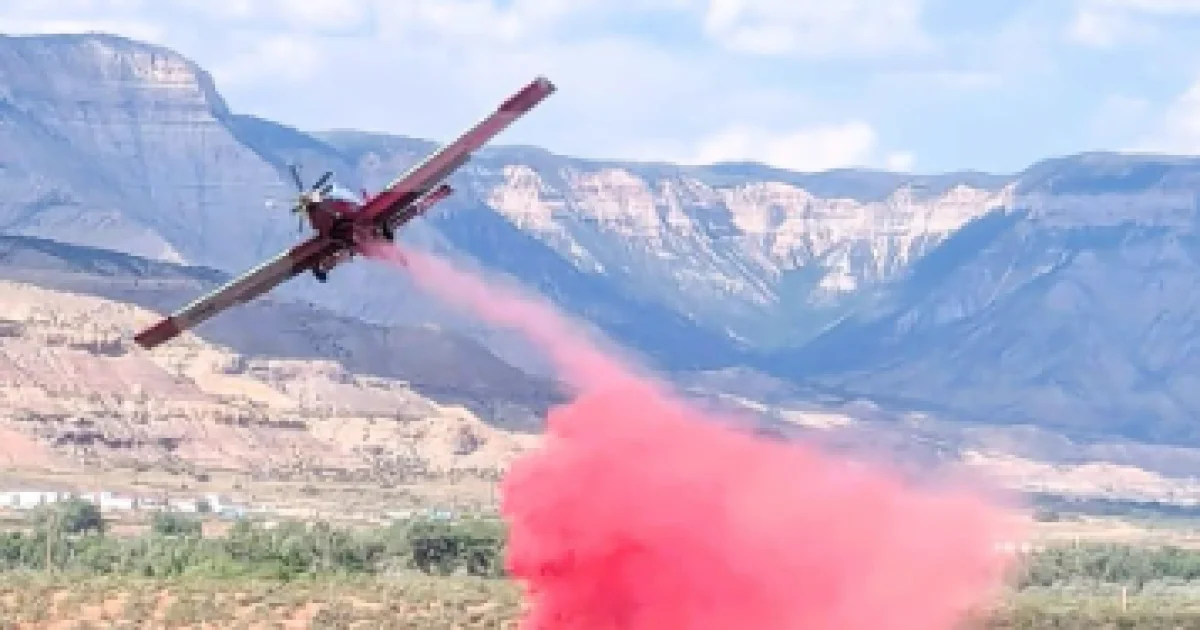 Samson Mesa Fire burning in Garfield County determined...