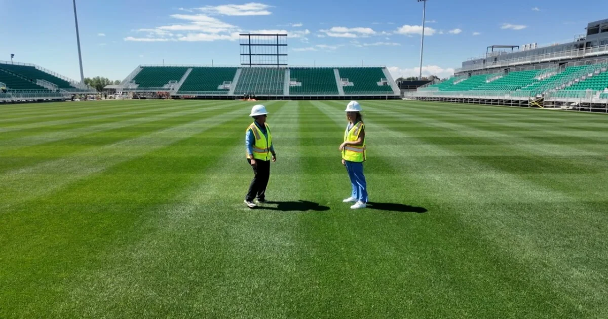 Making the pitch perfect: Meet the director of grounds...