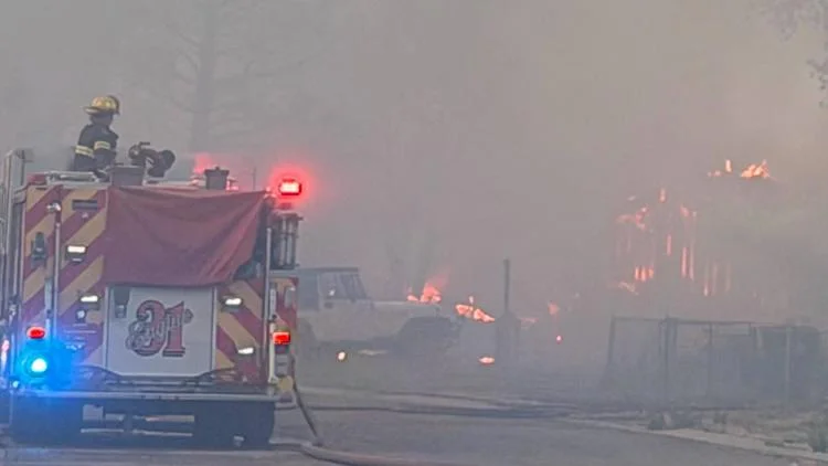 Homes burned in wildfire south of Pueblo, sheriff's...