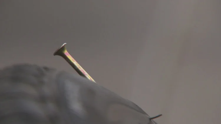 Dozens of drivers report damage from dropped nails on...