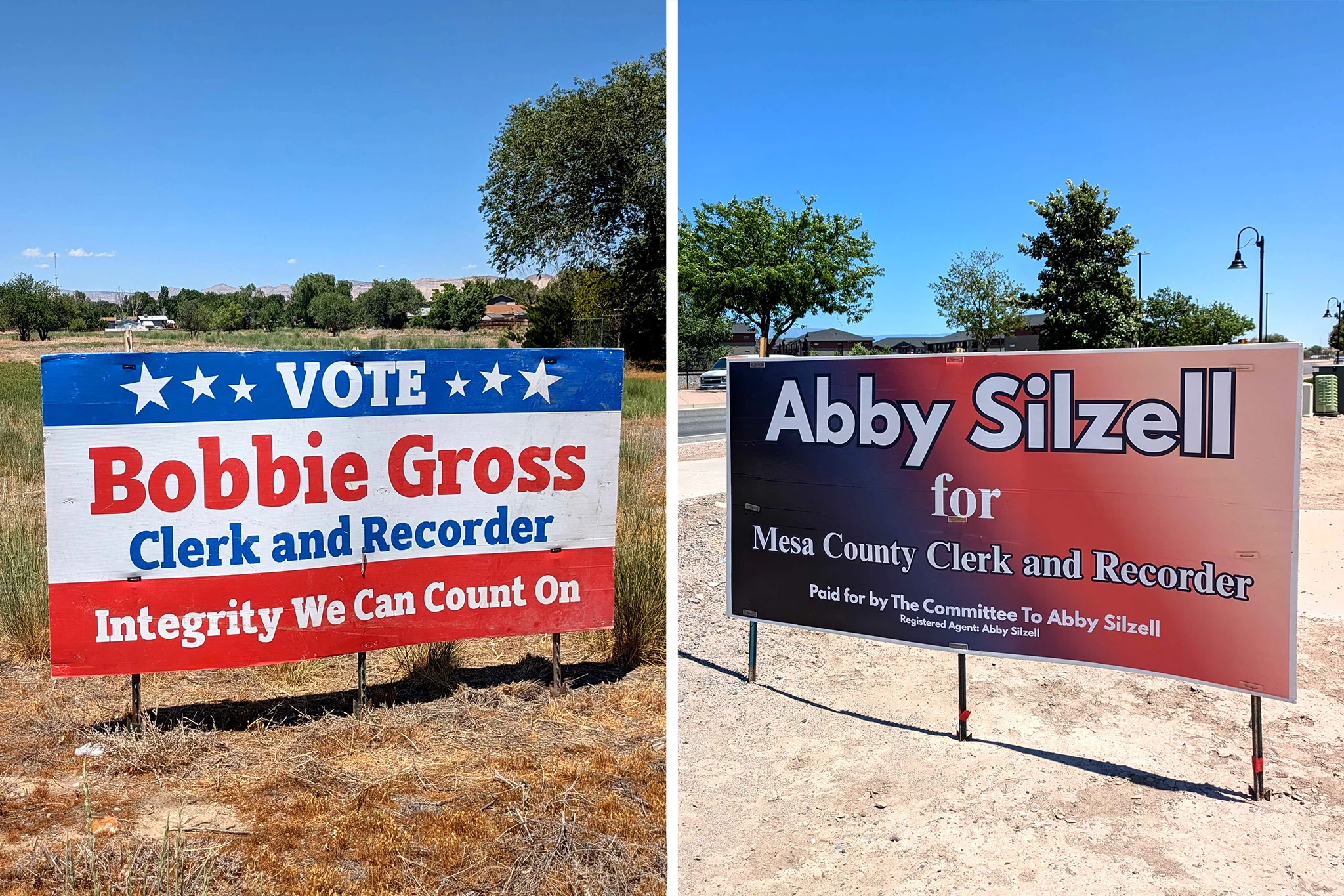 With Peters out of prison, a supporter in Mesa County...