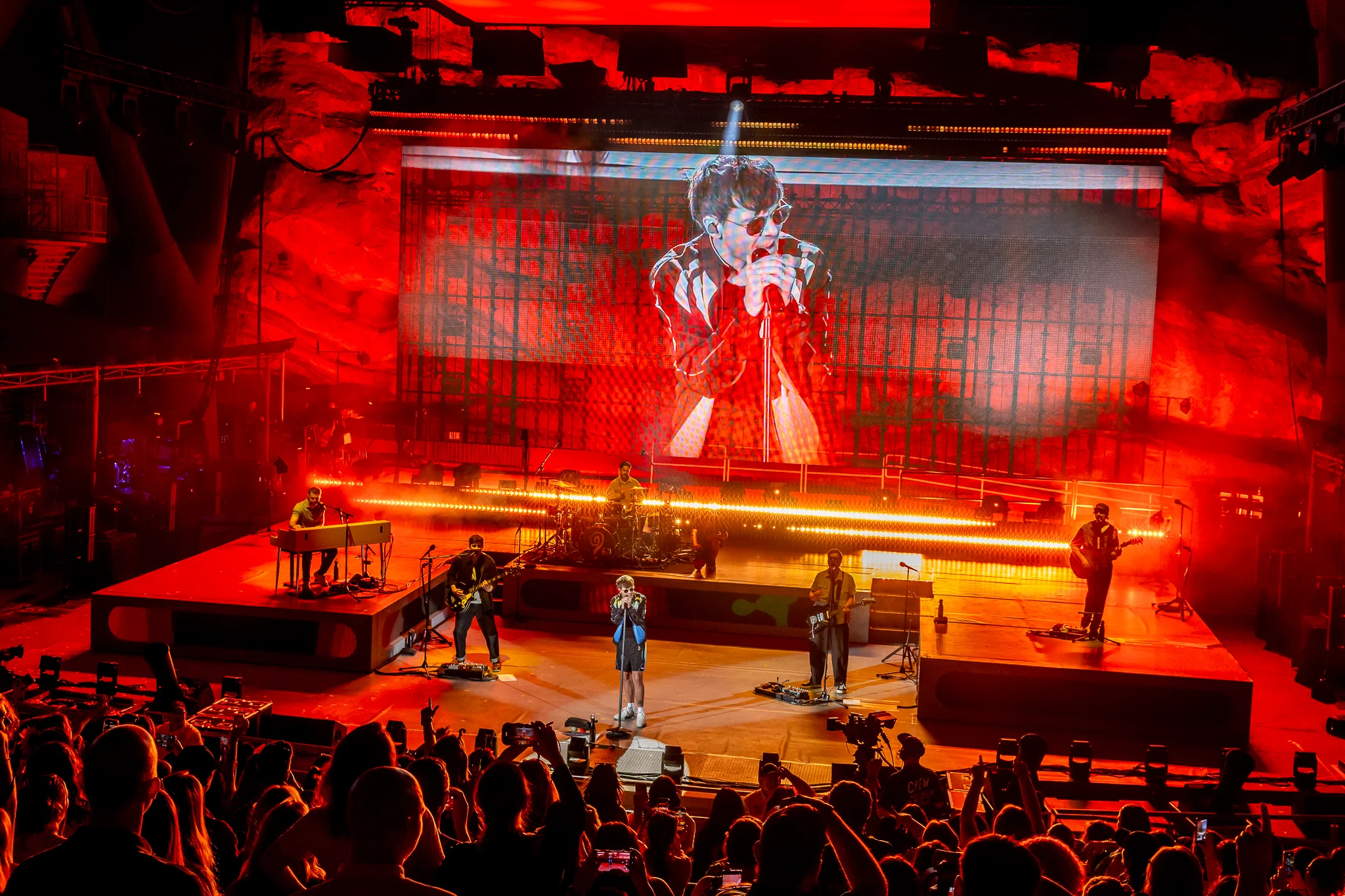 Louis Tomlinson made a triumphant return to Red Rocks