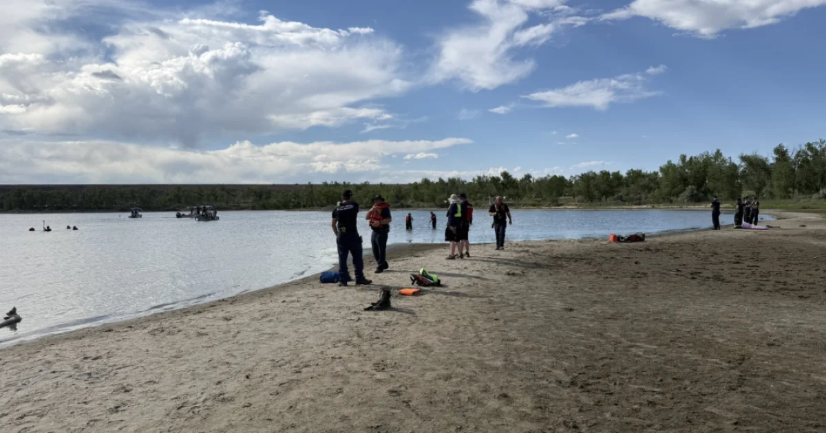 Recovery operation underway for person missing in water...